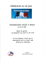 Cérémonie du 8 mai
