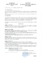 Arrêté de voirie échafaudage