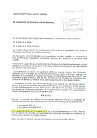 Arrêté Départ circulation RD 203