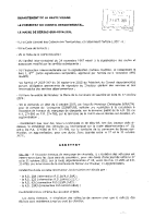 Arrêté Départ déviation La Chaize
