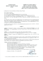 Arrêté de circulation Belzanne