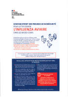 Renforcement mesures de biosécurité Influenza aviaire