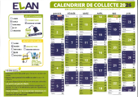 Calendrier de collecte 2026