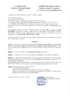 Arrêté circulation VC 52