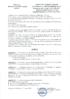 Arrêté communal accès chemins