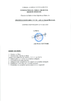 Convocation Elections Maire et Adjoints